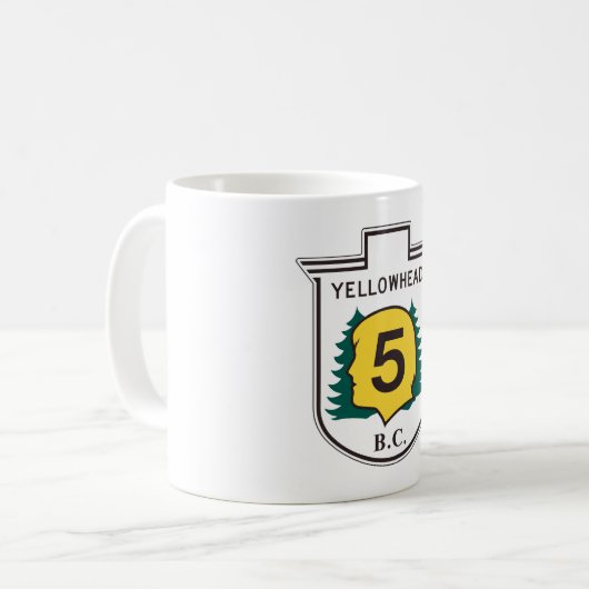 Mug SIGNE ROUTIÈRE DE Yellowhead (Devant gauche)