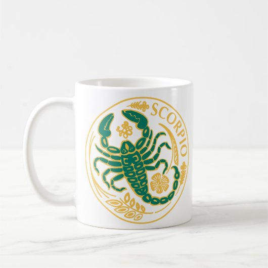 Mug Signe Scorpion du zodiaque (Gauche)