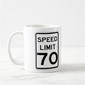 Mug SIGNE TRÈS FUN 70 MPH Road Coffee Cup (Gauche)
