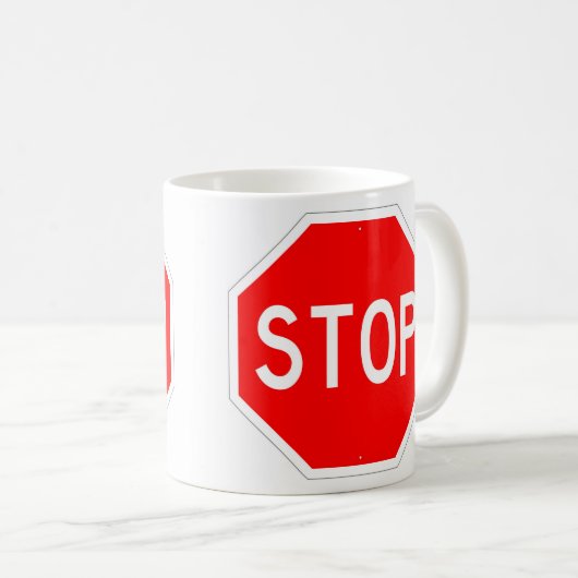 Mug SIGNE TRÈS FUN STOP Coffee Cup (Devant droit)