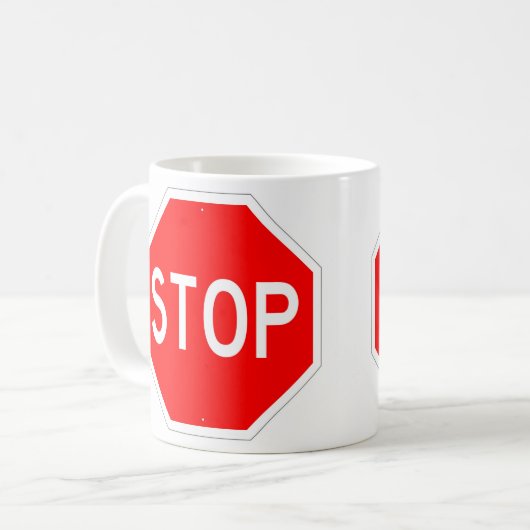 Mug SIGNE TRÈS FUN STOP Coffee Cup (Devant gauche)