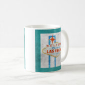 Mug signe vegas grunge (Devant droit)