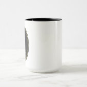 Mug Signe Vierge Zodiaque Émail Doré Ovale | Luxe (Centre)