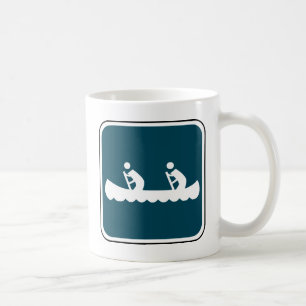 Mug Signe vintage de canoë