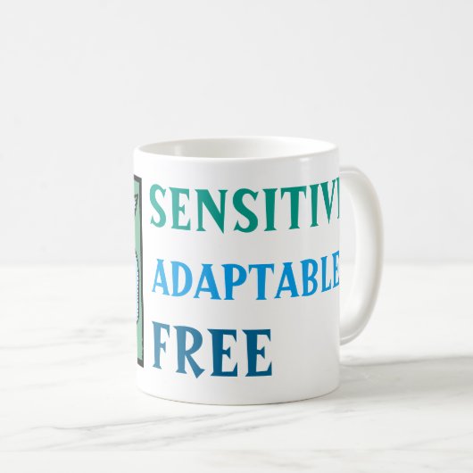 Mug Signe Zodiaque personnalisable Personalité Pisces (Devant droit)