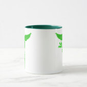 Mug Signe zodiaque pour la virgo dans les tons verts (Centre)