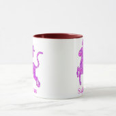 Mug Signe zodiaque pour Sagittarius dans Amethyst Purp (Centre)