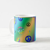 Mug Signes de paix (Devant gauche)