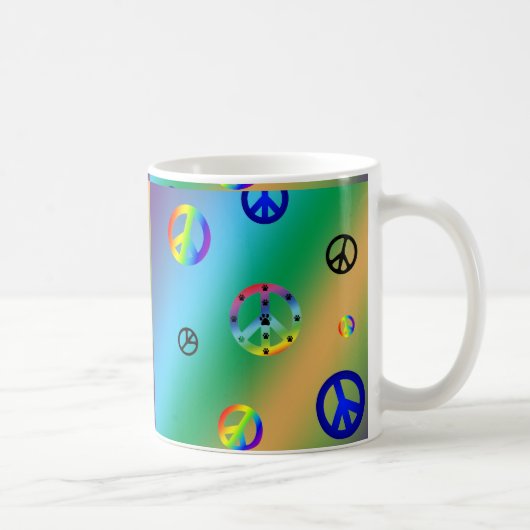 Mug Signes de paix (Droite)
