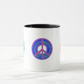 Mug Signes de paix colorés (Centre)