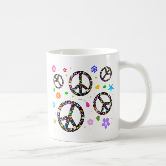 Mug Signes et fleurs de paix (Droite)