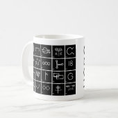 Mug Signes et symboles de clochard avec les séries #2 (Devant gauche)