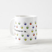 Mug Signification de la vie 42 cupcakes (Devant gauche)