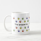 Mug Signification de la vie 42 cupcakes (Gauche)