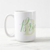 Mug Signification du nom de la brique et texte vert mo (Gauche)