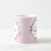 Mug Signification du nom de Saule perle de plumes aqua (Centre)