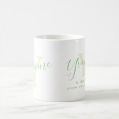 Mug Signification du nom Yvonne et monogramme Y texte (Centre)