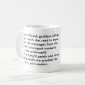 Mug Signification en nature : Fleur d'iris (Devant gauche)