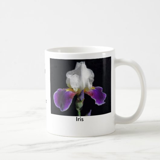Mug Signification en nature : Fleur d'iris (Droite)
