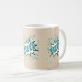 Mug SIKED Comic Speech Bubble Mème Drôle Creme (Devant droit)