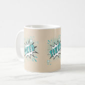 Mug SIKED Comic Speech Bubble Mème Drôle Creme (Devant gauche)