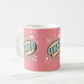 Mug SIKED Comic Speech Bubble Meme Funny Red (Devant gauche)