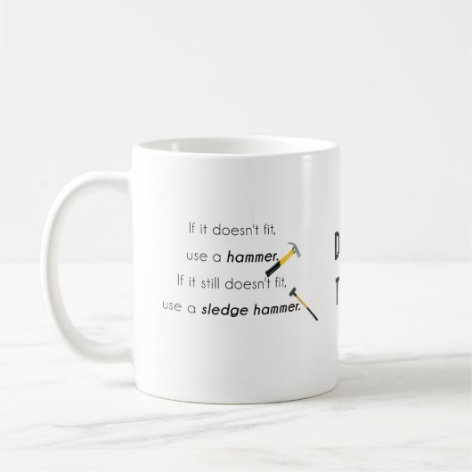 Mug S'il ne rentre pas, (Gauche)