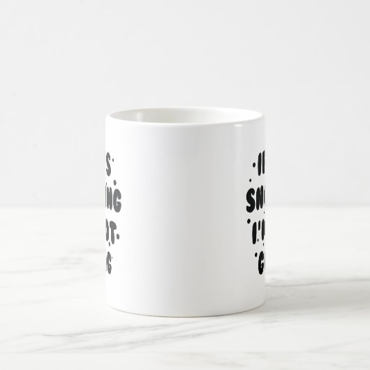 Mug S'il neige, je ne vais pas (Centre)