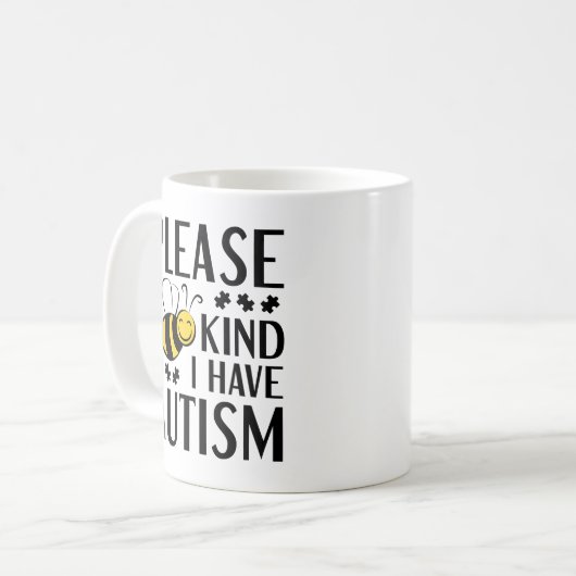 Mug S'Il Vous Plaît, Abez-Moi Un Autisme (Devant gauche)