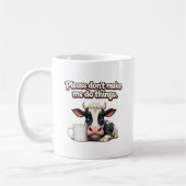Mug S'il vous plaît, ne me faites pas faire des choses (Gauche)