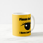 Mug S'Il Vous Plaît, Soyez Gentils, J'Ai Une Vision Fa (Devant droit)