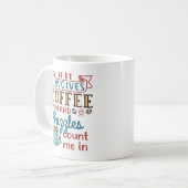 Mug S'Il Y A Du Café Et Des Puzzles, Comptez-Moi Dans (Devant gauche)