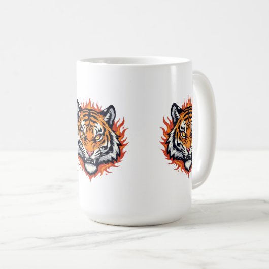 Mug Silent Tiger – Precision and Power (Devant droit)