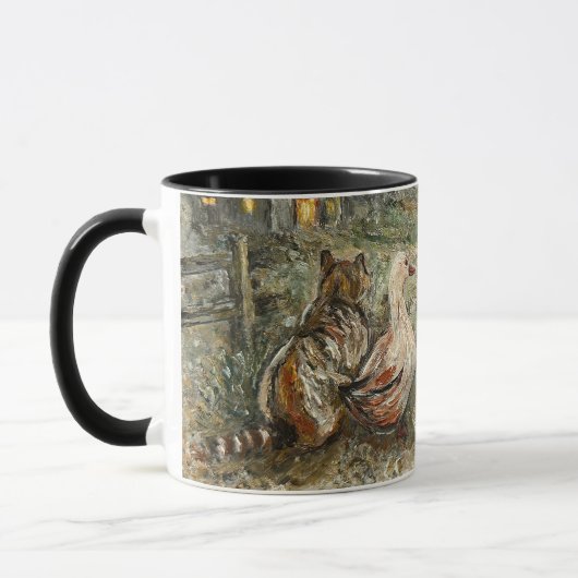 Mug Silent Watching Whimsical Farmhouse Animals  (Gauche)
