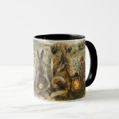 Mug Silent Watching Whimsical Farmhouse Animals  (Devant droit)