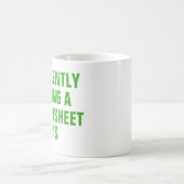 Mug Silently creating a Spreadsheet for this (Centre)