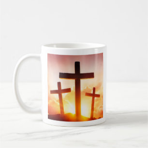 Mug Silhouette à trois croix Religieux