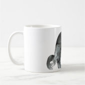 Mug Silhouette abstraite de léopard de neige (Gauche)