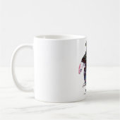 Mug Silhouette abstraite de pingouin (Gauche)