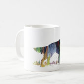 Mug Silhouette abstraite de poseur anglais (Devant gauche)