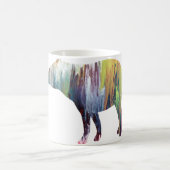 Mug Silhouette abstraite de tapir (Centre)