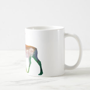 Mug Silhouette abstraite d'orignaux