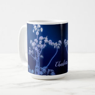 Mug Silhouette Arbre En Musique Blues Royal