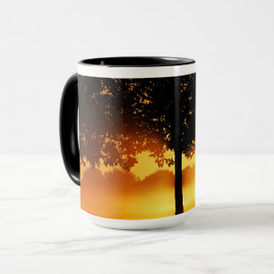 Mug Silhouette au lever du soleil