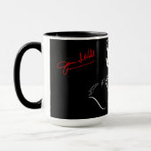 Mug Silhouette avec autographe (Gauche)