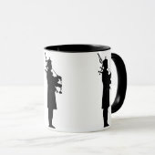 Mug Silhouette Bagpiper (Devant droit)