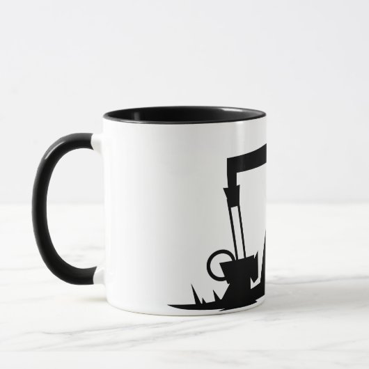 MUG SILHOUETTE BIEN PÉTROLE (Gauche)