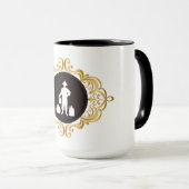 Mug Silhouette Blanc Monshine (Devant droit)
