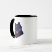 Mug Silhouette Couché de Soleil Forêt, Café Inspir (Devant gauche)