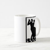 Mug silhouette couple dancing in the dark (Devant droit)